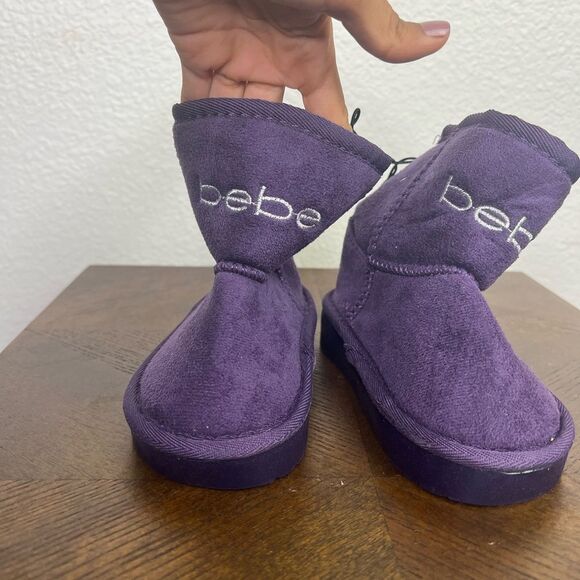 bebe purple todler boots size 8 - Picture 1 of 6
